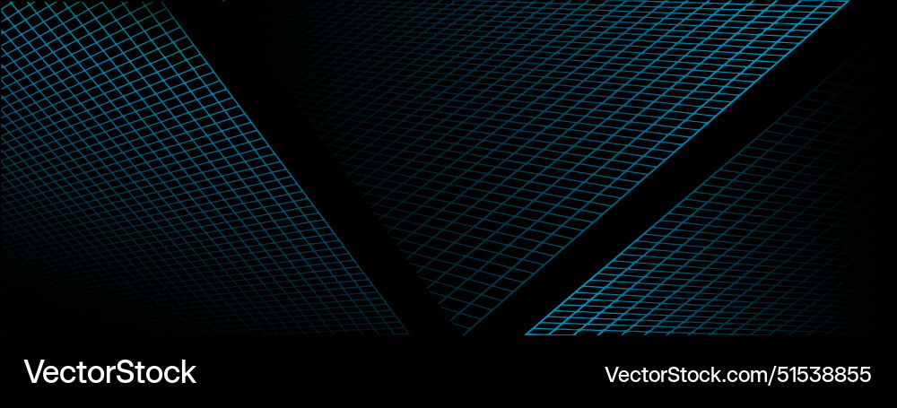 Shapes created with lines in the space Vector Image