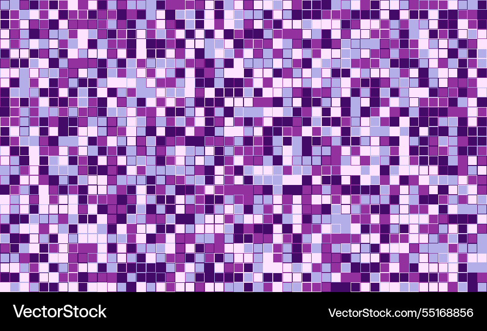 Abstract cube mosaic with structured colors vector image