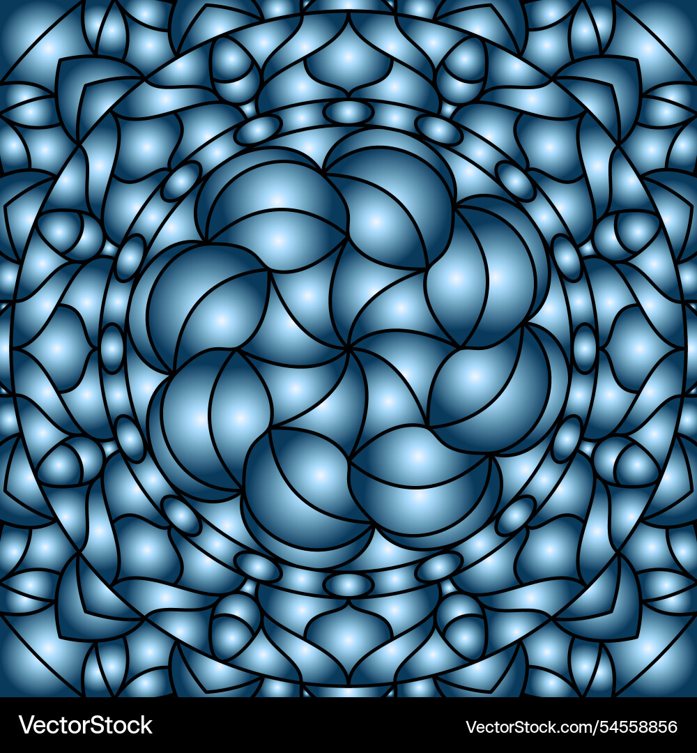 Seamless abstract pattern of gradient shapes vector image