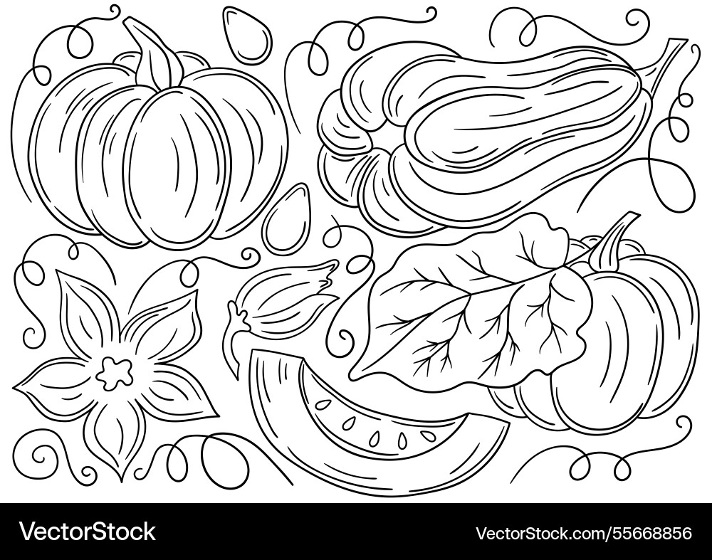Set of color in hand draw style Set of color in hand draw style vector image