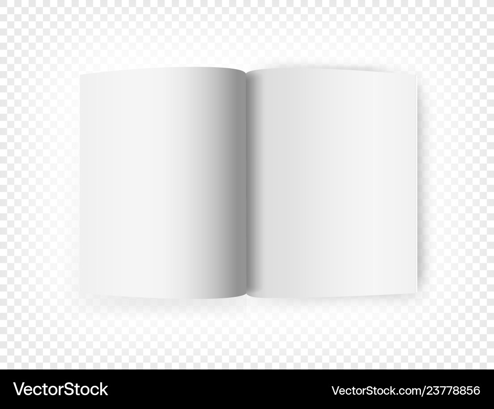 White open book isolated on transparent background White open book isolated on transparent background vector image