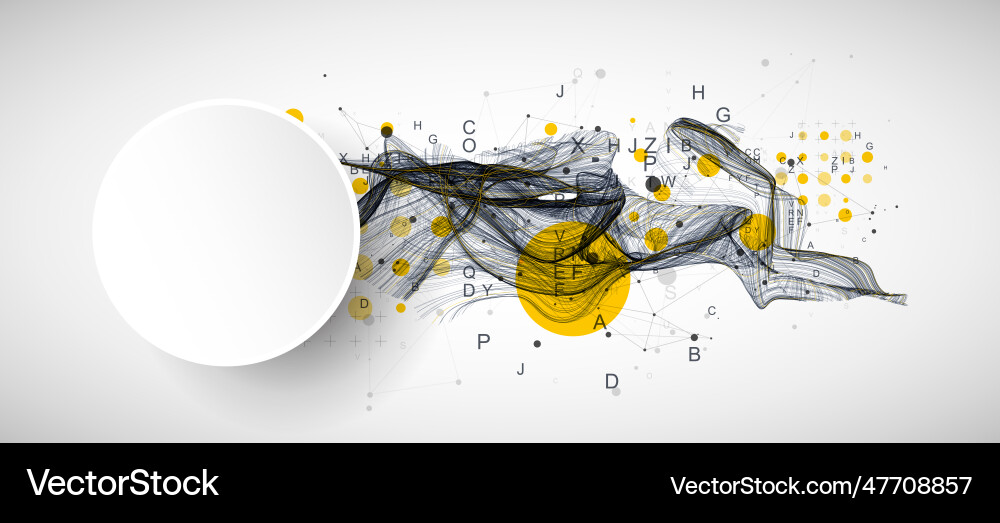 Abstract flowing wave lines design element Abstract flowing wave lines design element vector image