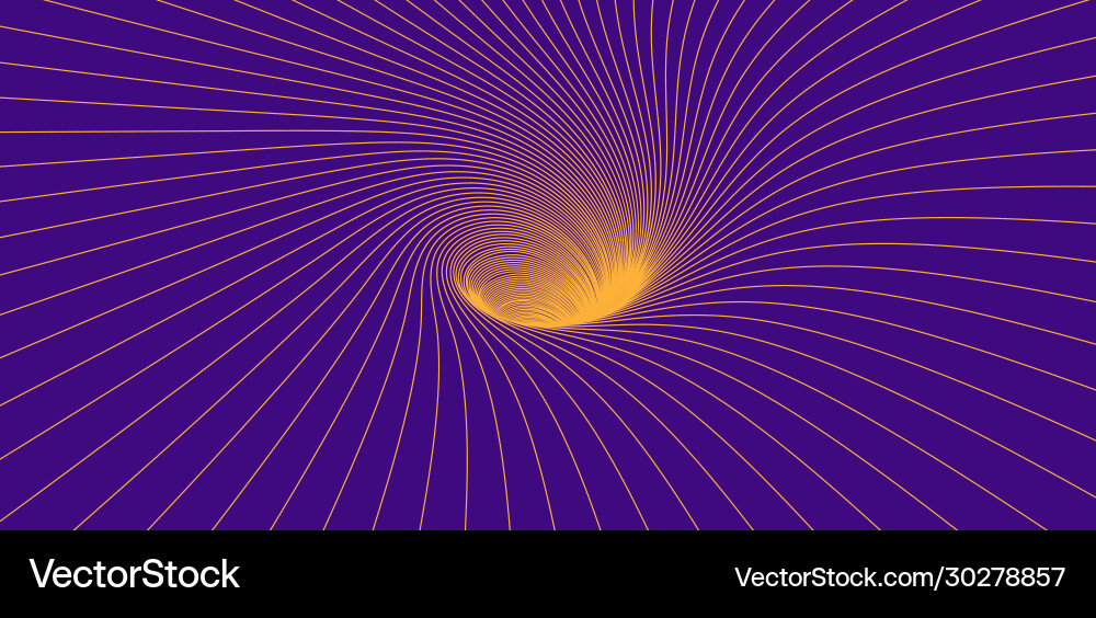 Abstract striped wireframe background with tunnel Abstract striped wireframe background with tunnel vector image