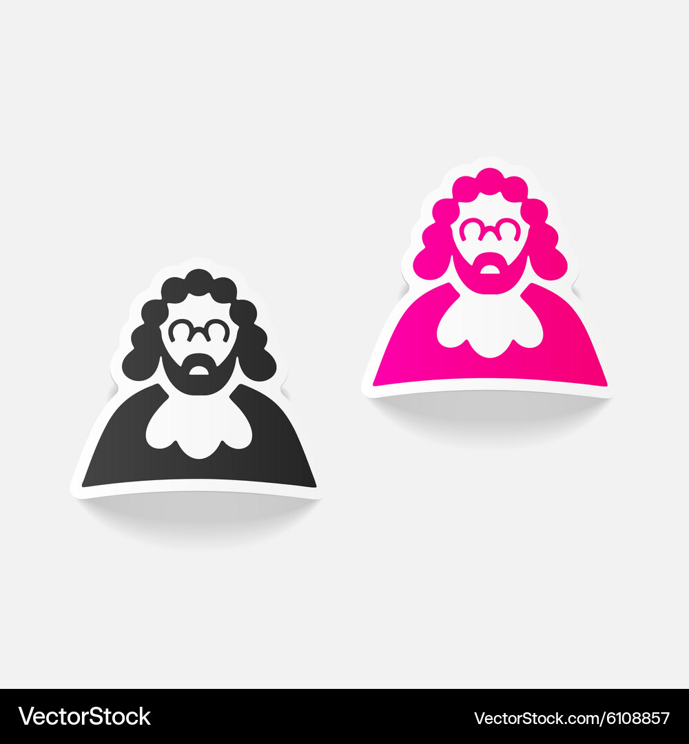 Realistic design element judge Vector Image