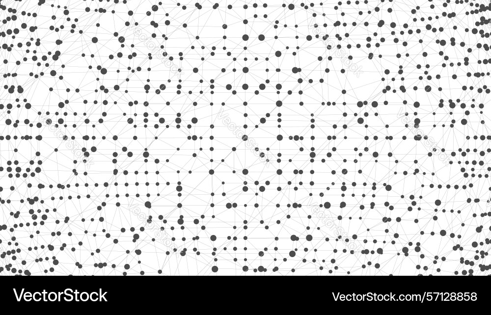 Dots connected by lines abstract wave minimalist Dots connected by lines abstract wave minimalist vector image