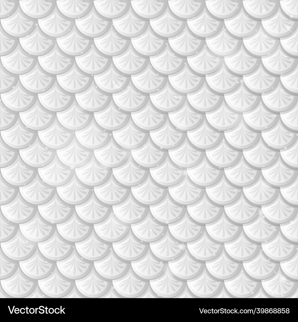 Fish scale seamless pattern background Fish scale seamless pattern background vector image