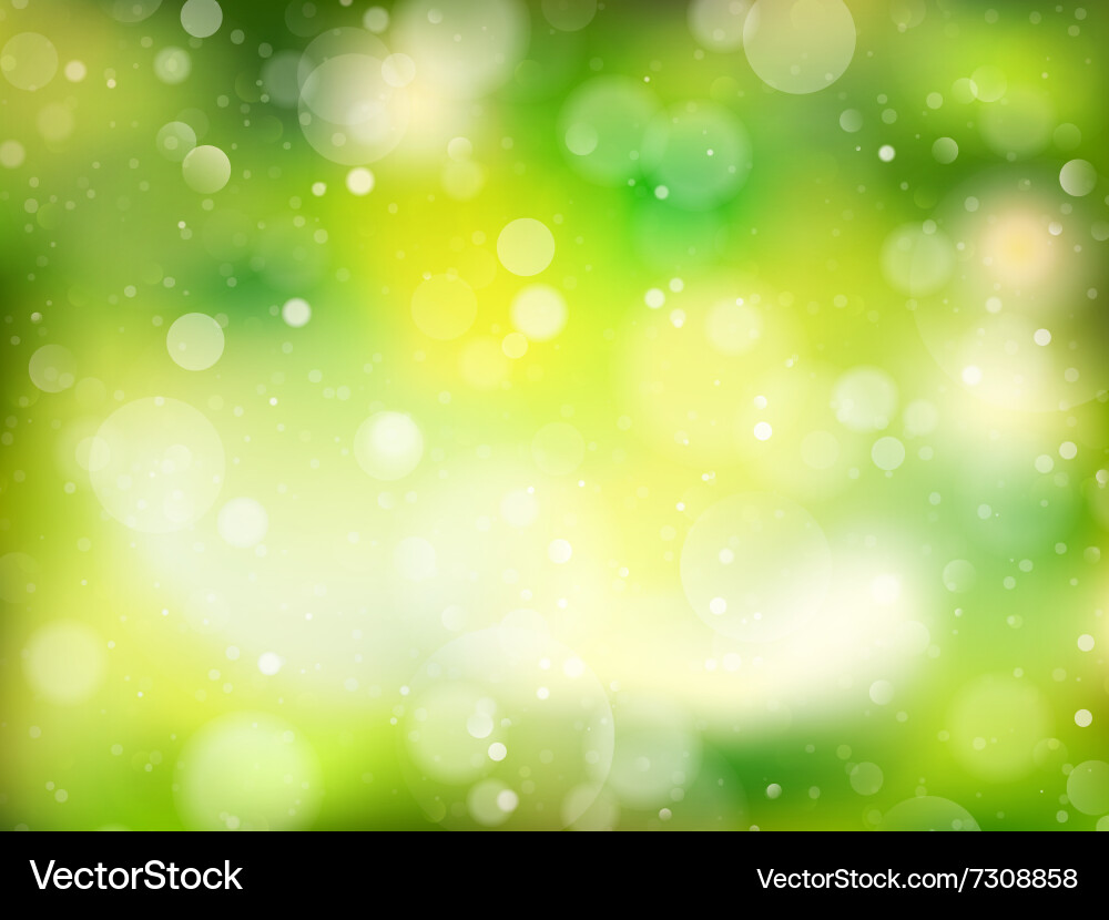 Spring bokeh background eps 10 vector image