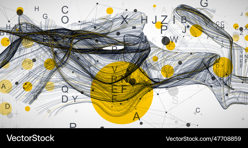 Abstract flowing wave lines design element Abstract flowing wave lines design element vector image