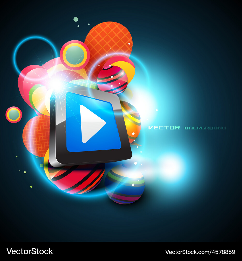 Abstract shape background Vector Image