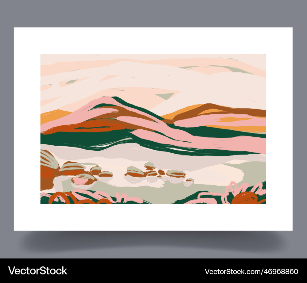 Landschaft Berge Herbst Landschaft Wand Kunstdruck Landschaft Berge Herbst Landschaft Wand Kunstdruck vektorbild