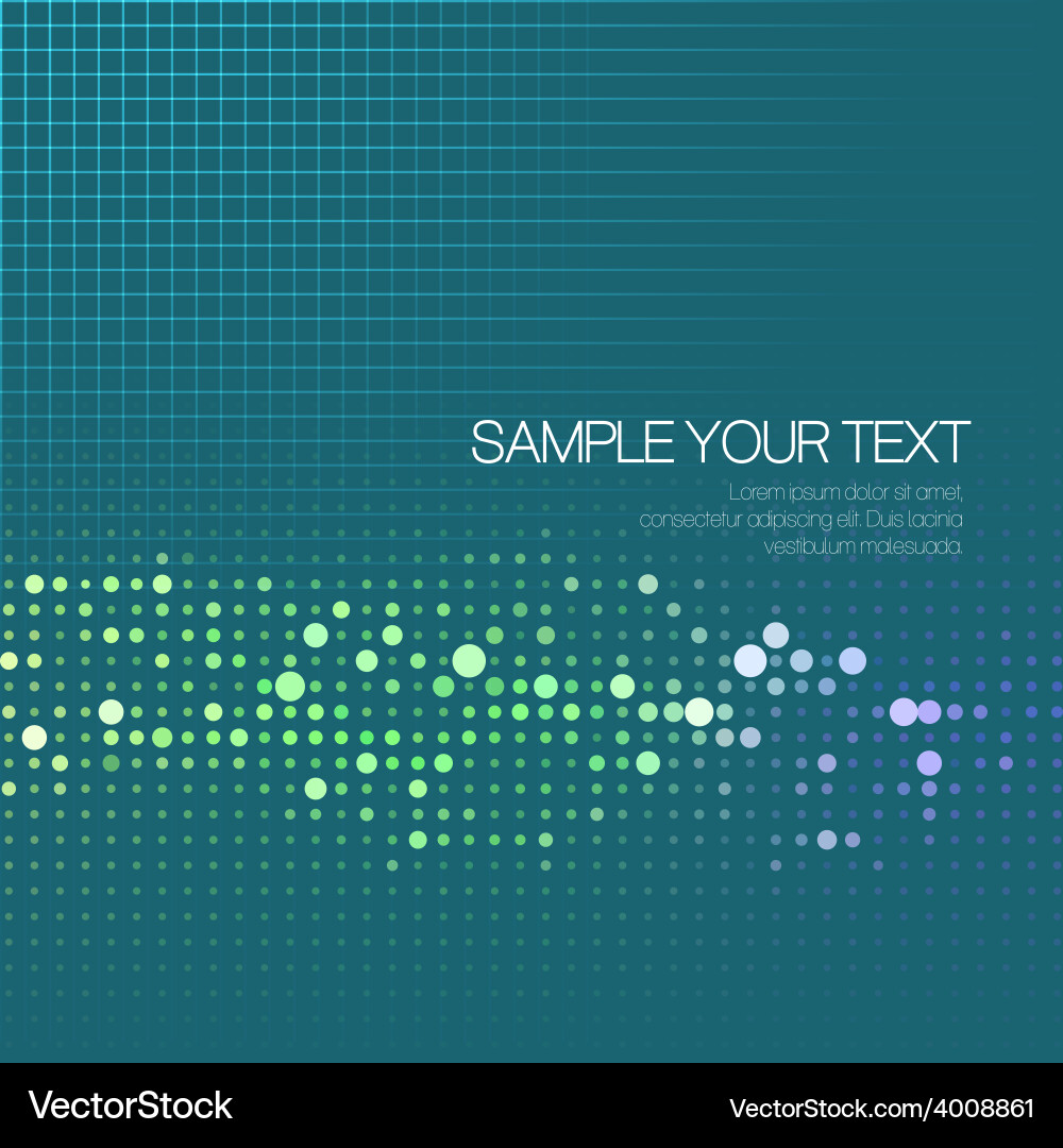 Abstract background with dots vector image