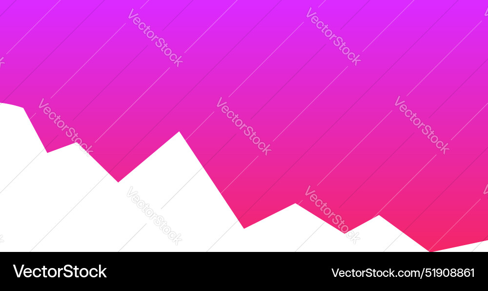 Abstract modern gradient background with jagged Abstract modern gradient background with jagged vector image