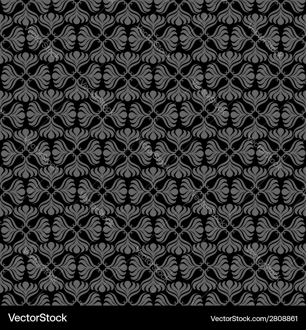 Grey retro seamless pattern Vector Image