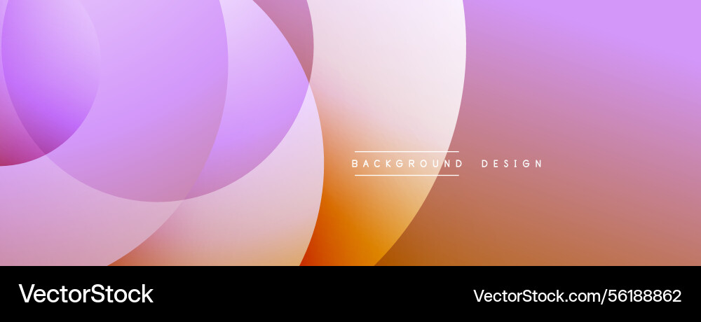 Abstract colorful circles overlap creating soft Abstract colorful circles overlap creating soft vector image