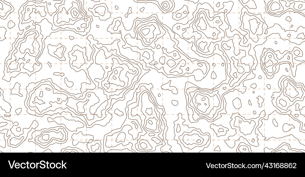 Topography map seamless pattern light abstract vector image