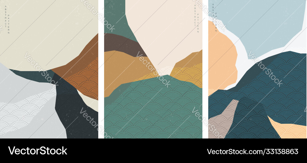 Abstract background with japanese wave pattern Abstract background with japanese wave pattern vector image