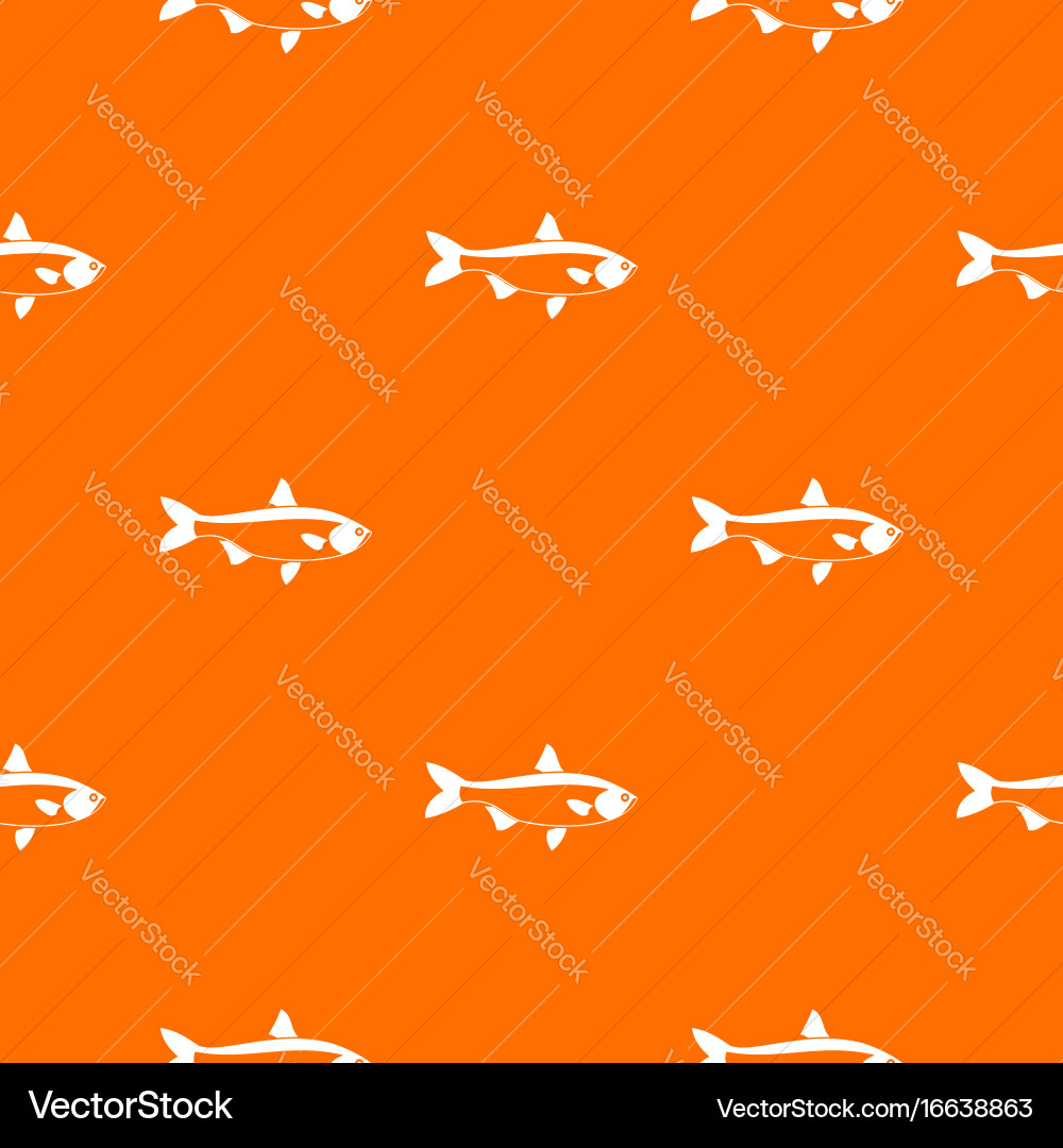 Fish pattern seamless Vector Image