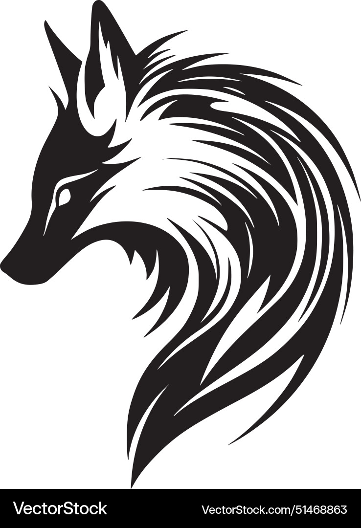 Fox - hochwertiges Logo ideal für T-Shirt Fox - hochwertiges Logo ideal für T-Shirt vektorbild