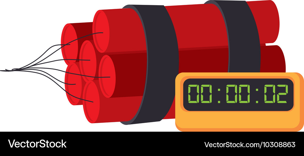 Tnt explode dynamite Vector Image