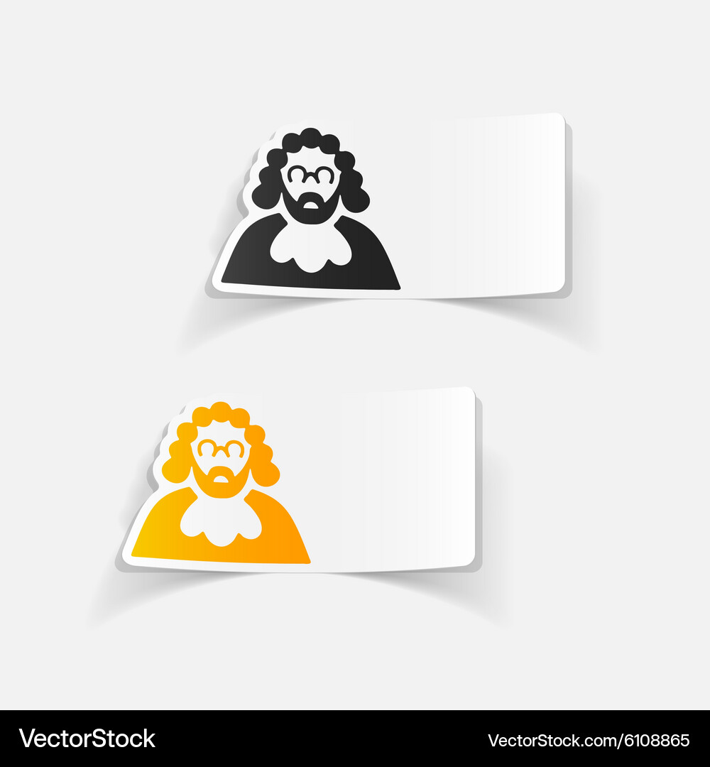 Realistic design element judge Vector Image