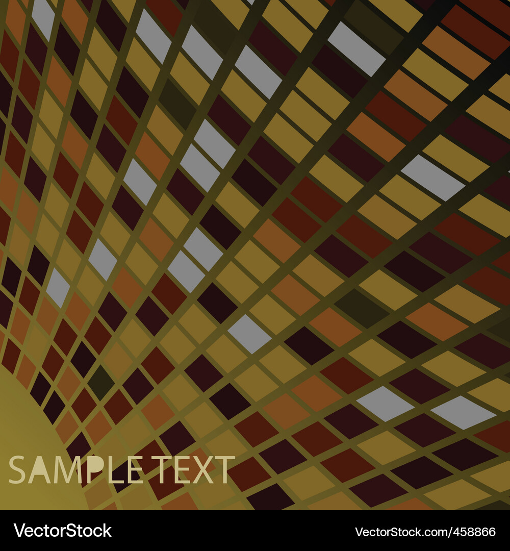 Abstract contrast drawing with squares Vector Image