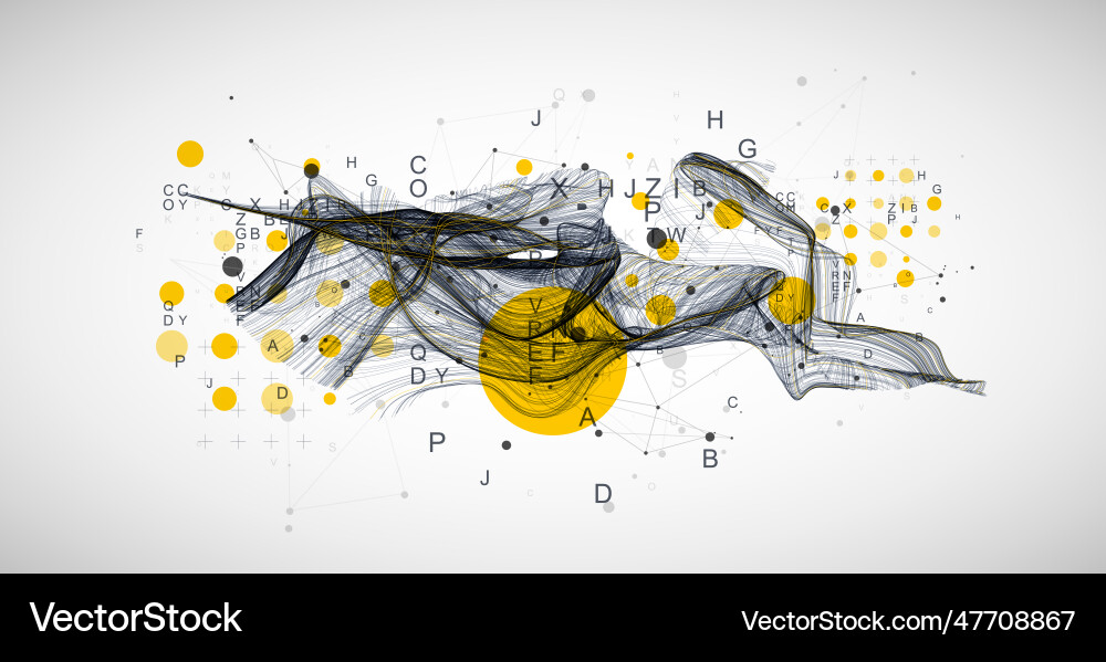 Abstract flowing wave lines design element Abstract flowing wave lines design element vector image