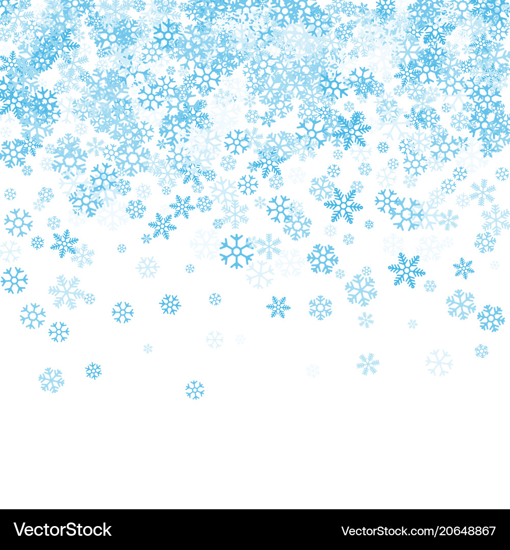 Abstract pattern of falling snowflakes Abstract pattern of falling snowflakes vector image