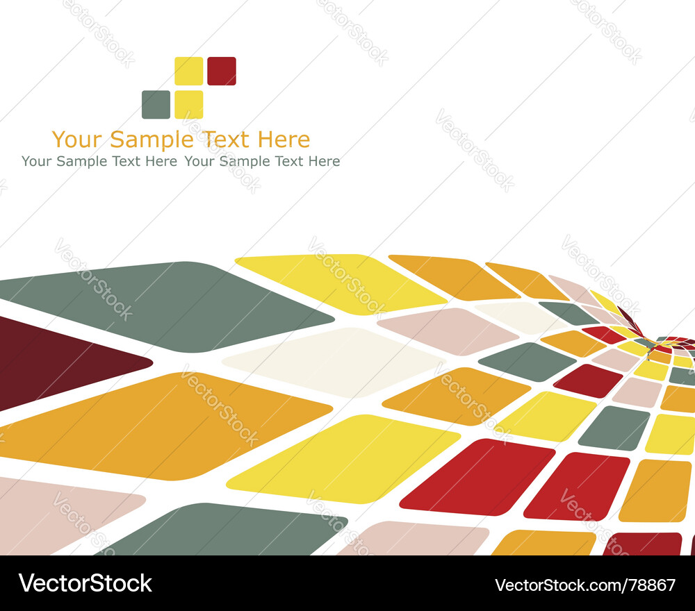 Colorful Geometric Pattern Background Vector Image