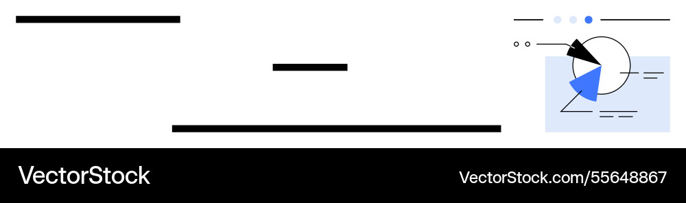 Minimalist data visualization with abstract Minimalist data visualization with abstract Vector Image