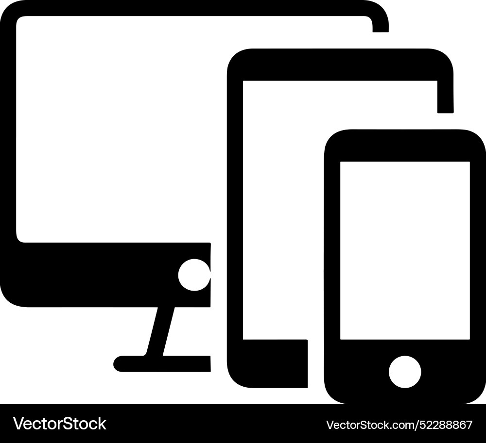 Technology and computer icon symbol image Technology and computer icon symbol image Vector Image