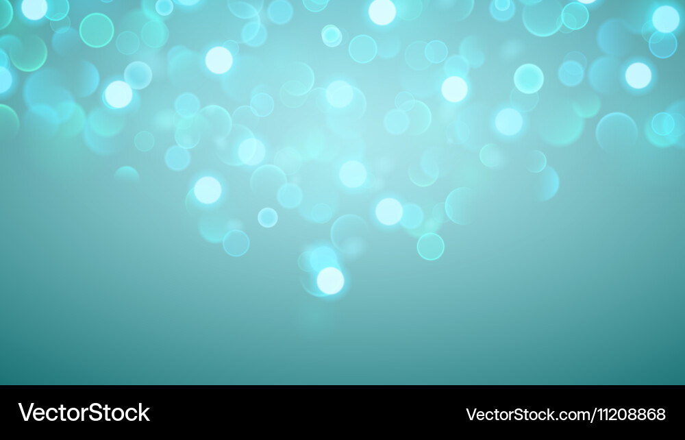 Abstract background with bokeh effect Vector Image