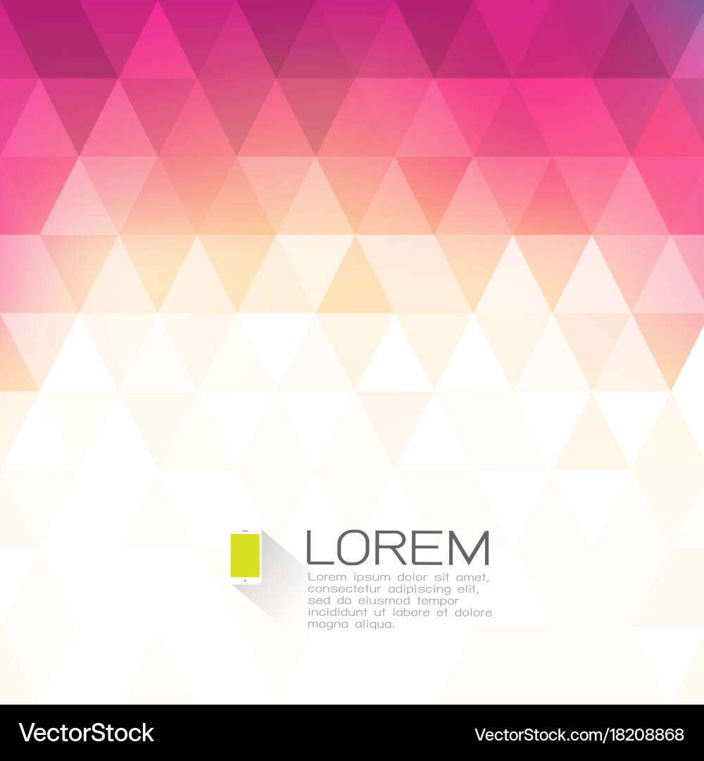 Abstract colorful geometric stripe template Vector Image