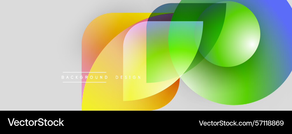Abstract colorful shapes overlap gradient hues Abstract colorful shapes overlap gradient hues vector image