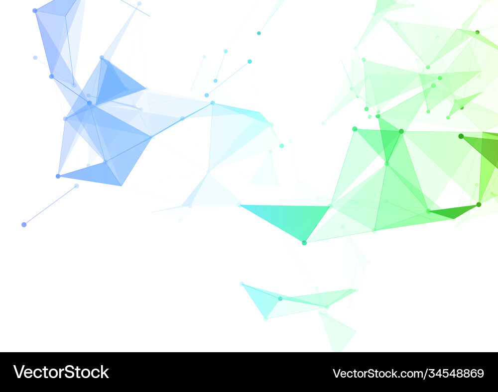 Low poly abstract design background Vector Image