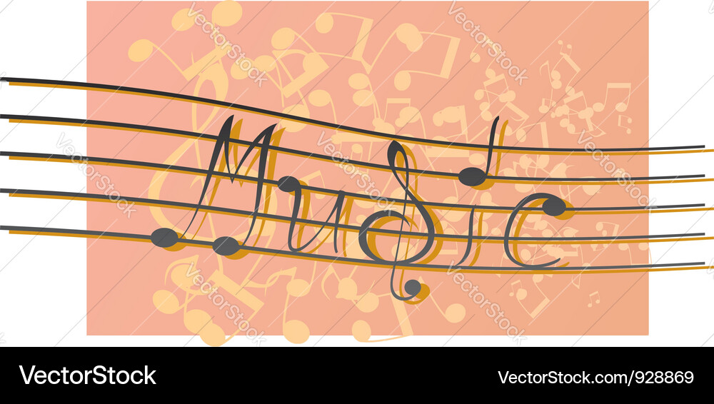 Musical Notes Pattern Vector Image