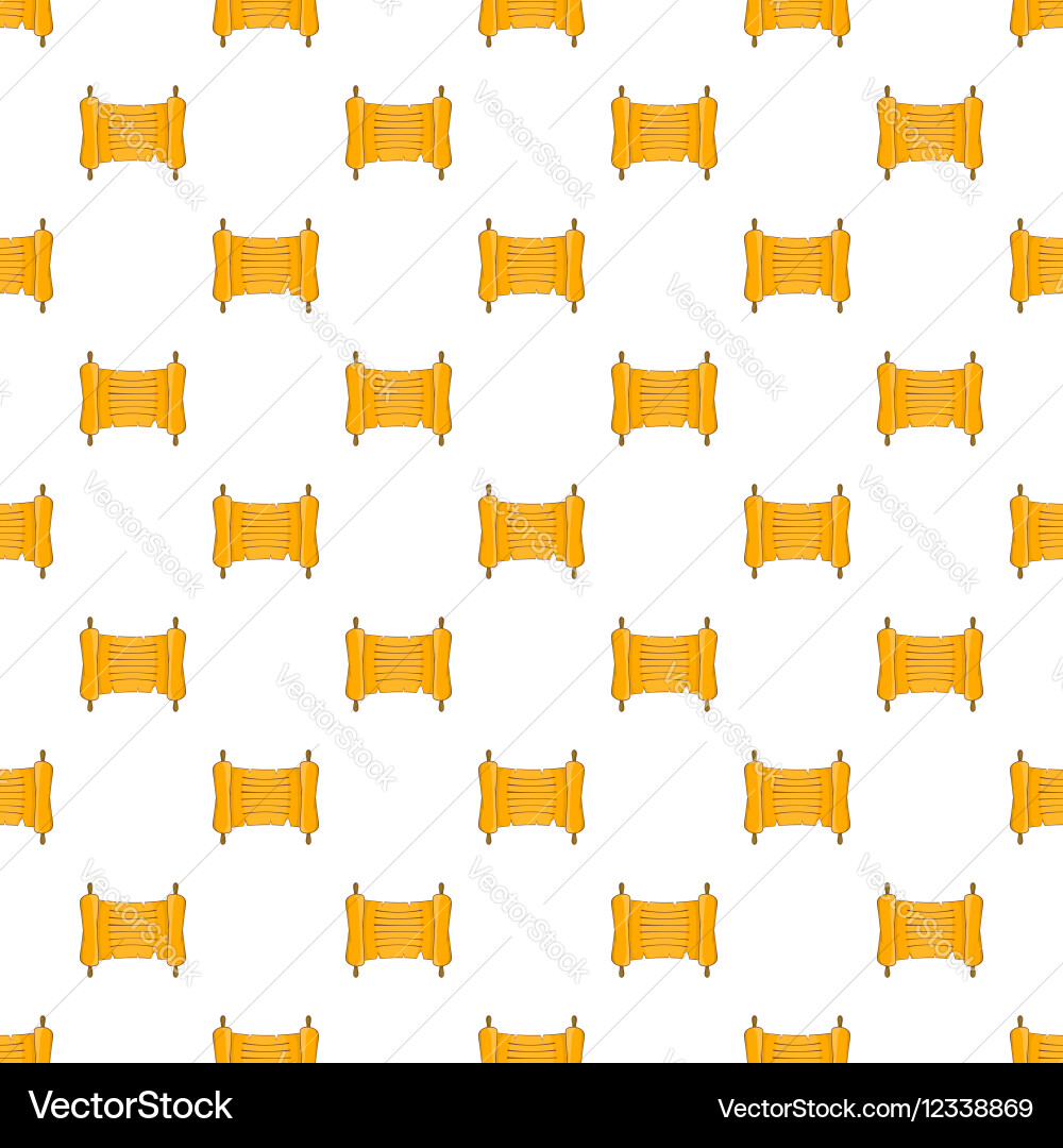 Paper scroll pattern cartoon style Vector Image