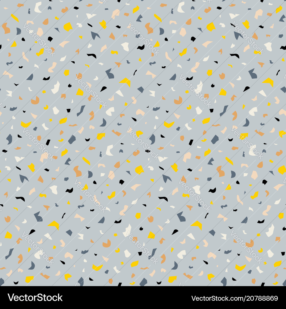 Terrazzo seamless pattern print in classic Terrazzo seamless pattern print in classic vector image