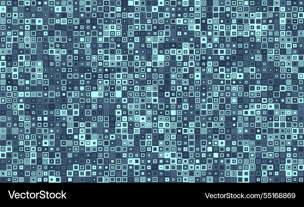 Trendy mosaic-style pattern with structured vector image