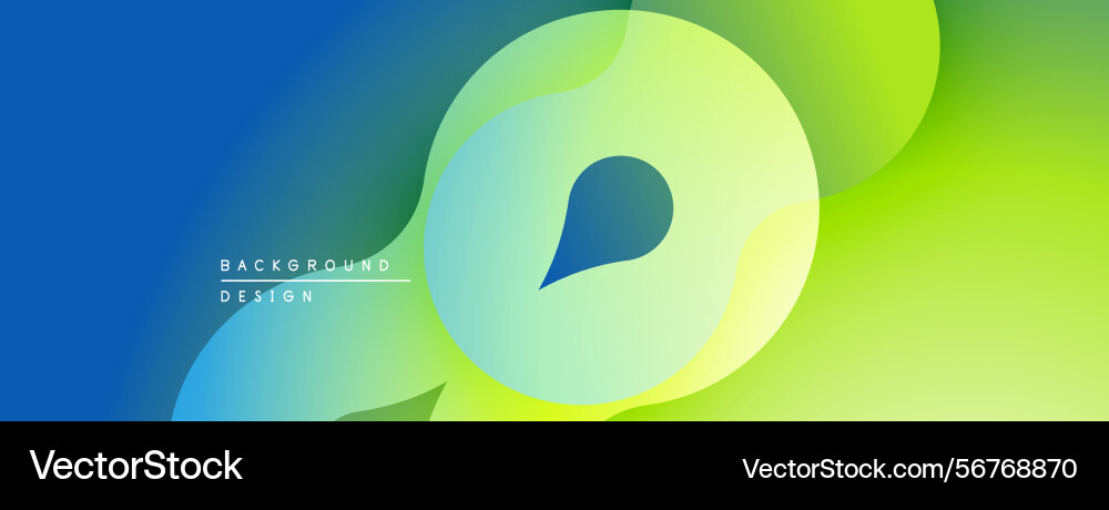 Abstract gradient background smooth flowing Vector Image