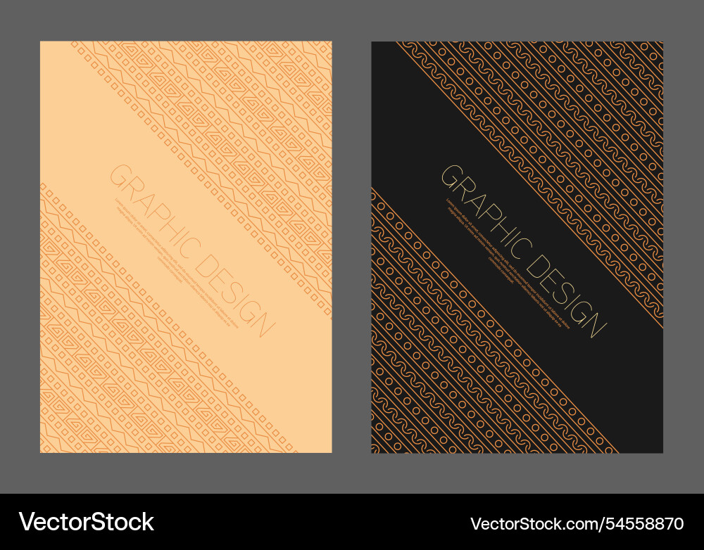 Design is patterned in an ethnic style a template Design is patterned in an ethnic style a template vector image