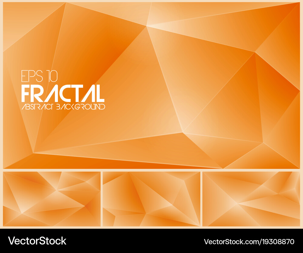 Fractal abstract background Vector Image