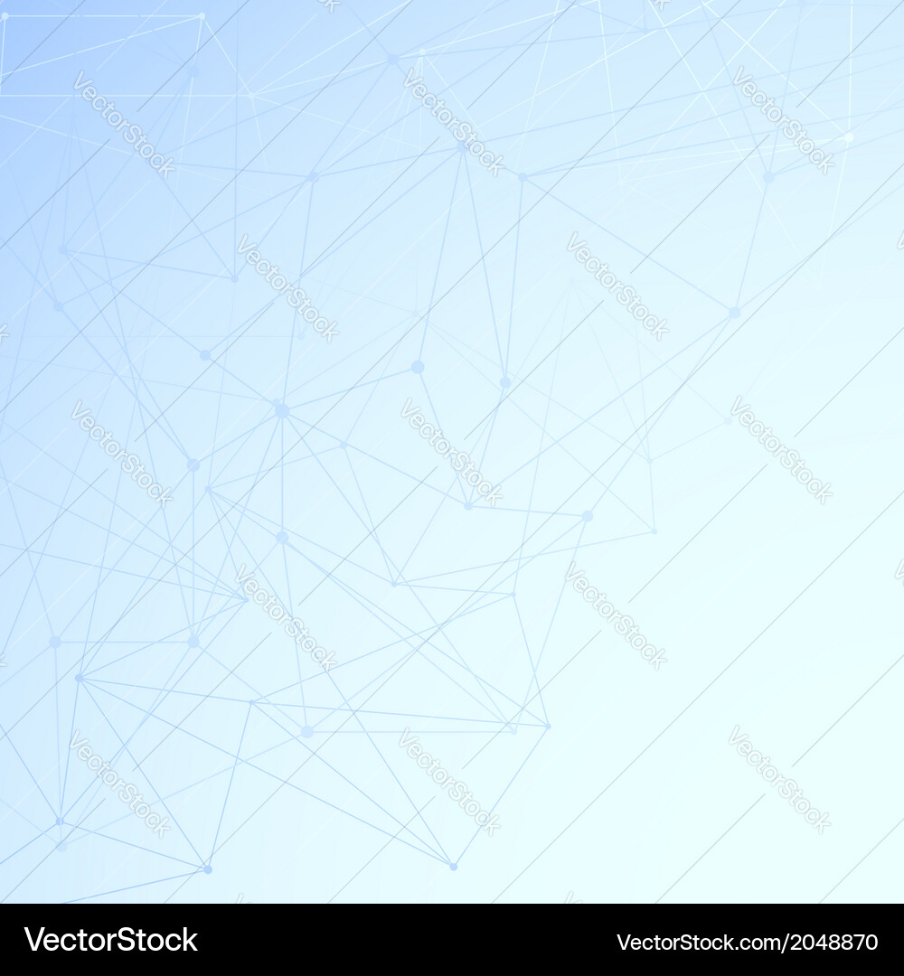 Modern networking background template Vector Image