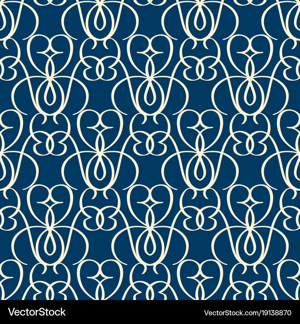 Seamless pattern with repeating objects vector image