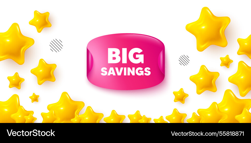 Big savings tag special offer price sign sticker Big savings tag special offer price sign sticker vector image