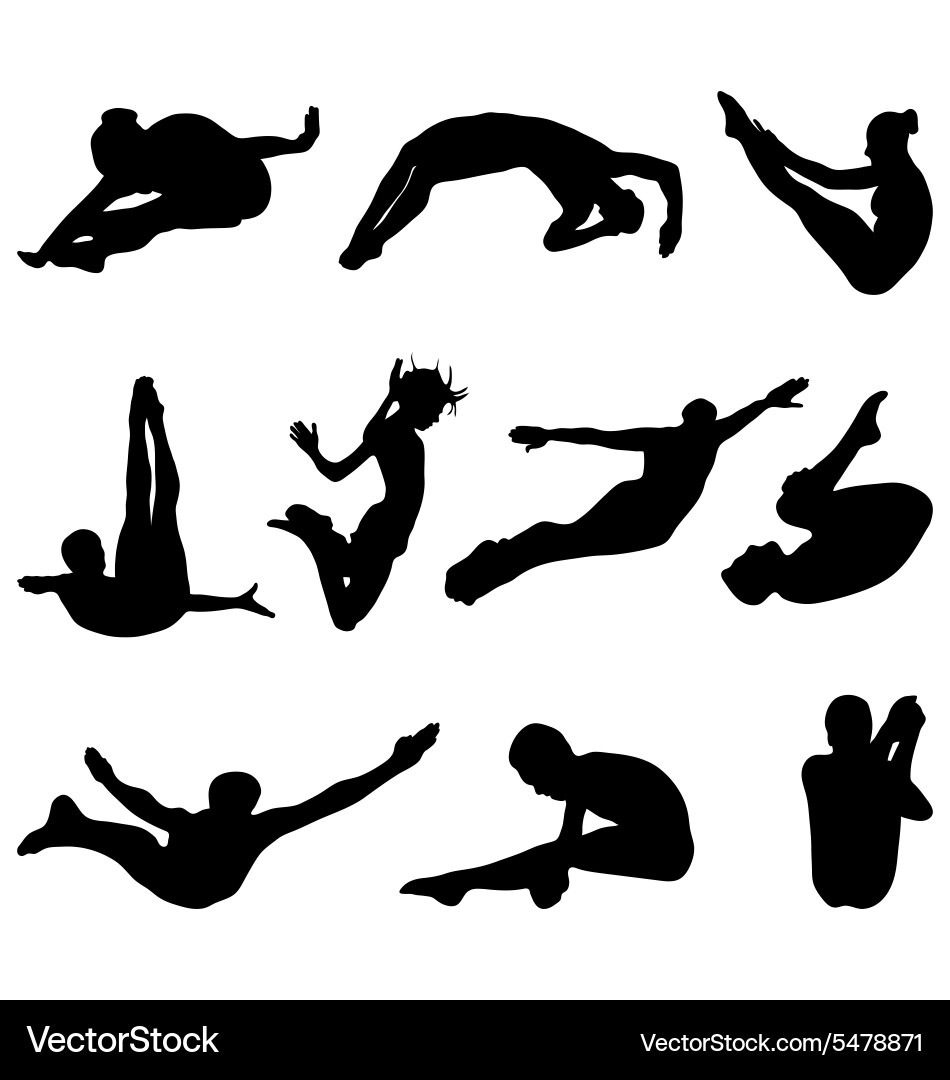 Jumping Royalty Free Vector Image - VectorStock