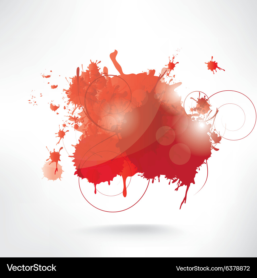 Abstract background with splash vector image
