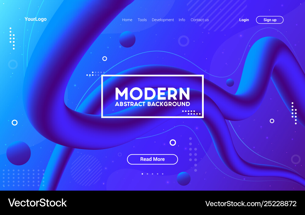 Fluid Gradient Shapes - Abstract Background Vector Image