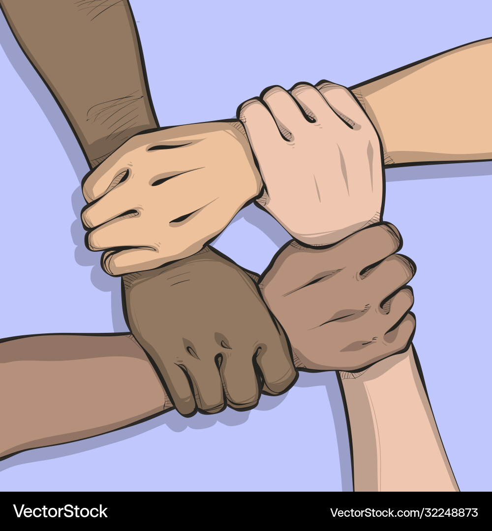 Equality and unity background design Equality and unity background design Vector Image