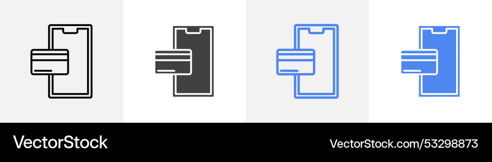 Online pay icon set use for web ui or app Online pay icon set use for web ui or app vector image