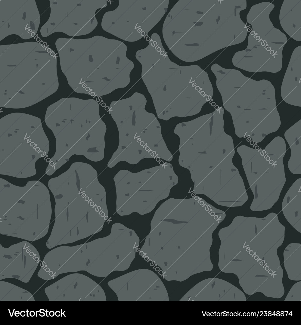Seamless stone wall Royalty Free Vector Image - VectorStock